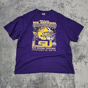 LSU Tigers Allstate BCS National Championship 2012 New Orleans Men's Shirt XL
